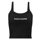 RADxCORE Original Women's Ribbed Crop Top (Front)